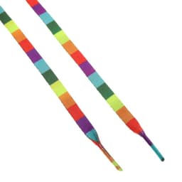 image-Rainbow Oblate Shoelace Unisex Shoes Rope Color Printing Gradient Personality Stripe Trendy Pride Sports
