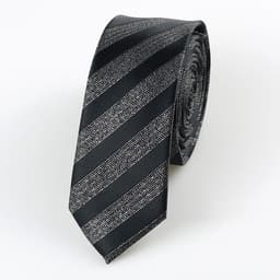 image-Formal Wear Korean Style Wedding Groom Best Man Casual Accessories Striped Dot Retro 5cm Glossy Hand Tie For Men