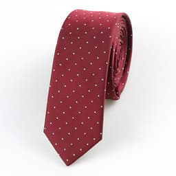 image-Formal Wear Korean Style Wedding Groom Best Man Casual Accessories Striped Dot Retro 5cm Glossy Hand Tie For Men