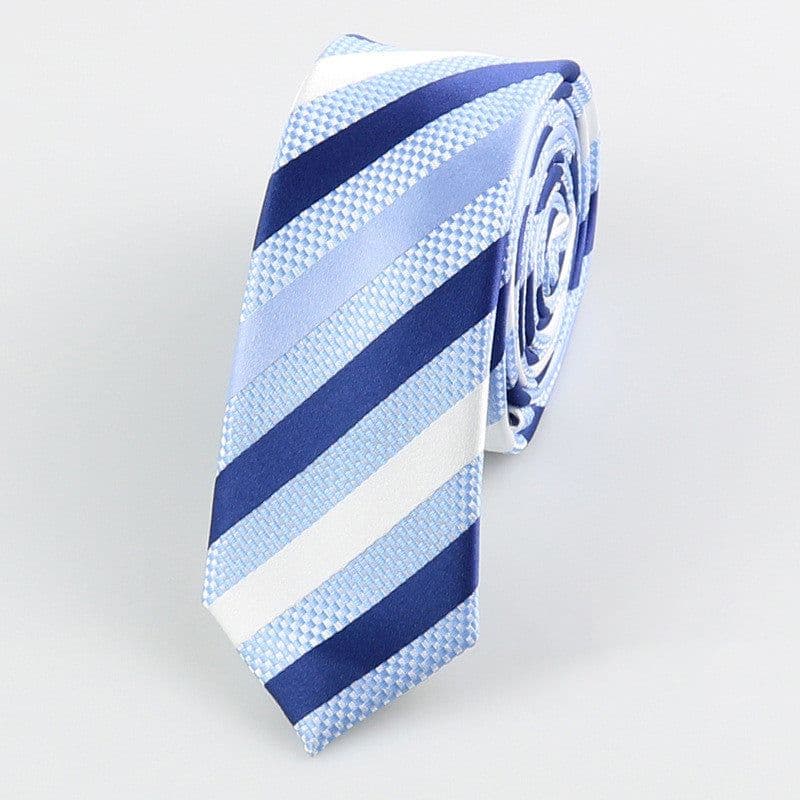 image-Formal Wear Korean Style Wedding Groom Best Man Casual Accessories Striped Dot Retro 5cm Glossy Hand Tie For Men