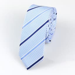 image-Formal Wear Korean Style Wedding Groom Best Man Casual Accessories Striped Dot Retro 5cm Glossy Hand Tie For Men