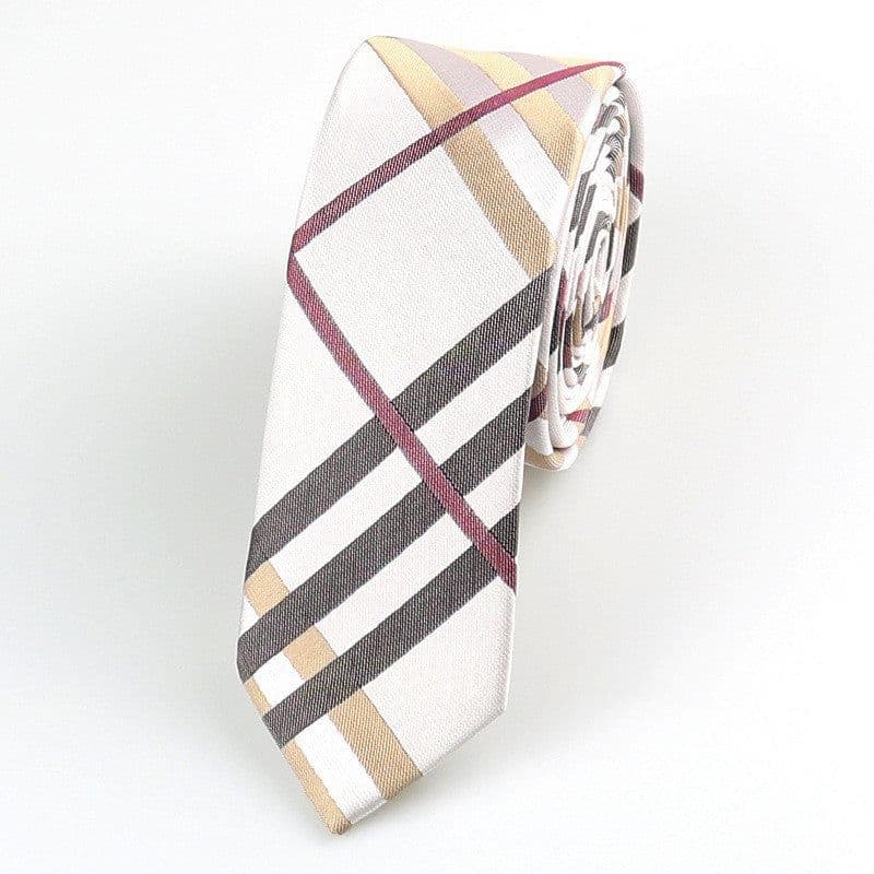image-Formal Wear Korean Style Wedding Groom Best Man Casual Accessories Striped Dot Retro 5cm Glossy Hand Tie For Men