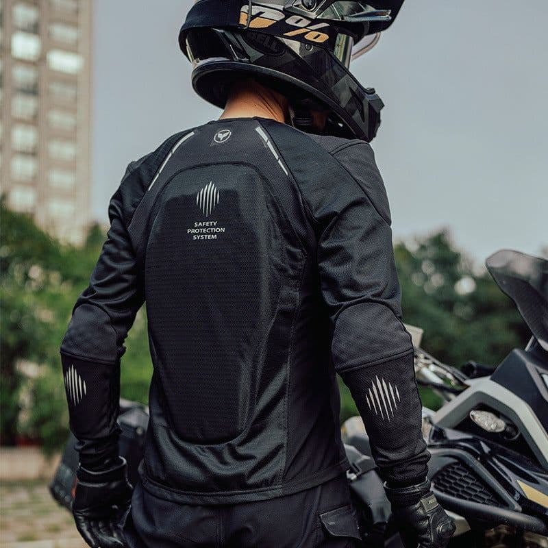 image-Tension Motorcycle Drop-resistant Protective Gear Summer Breathable Men And Women Cycling Clothing