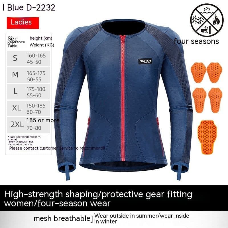 image-Tension Motorcycle Drop-resistant Protective Gear Summer Breathable Men And Women Cycling Clothing