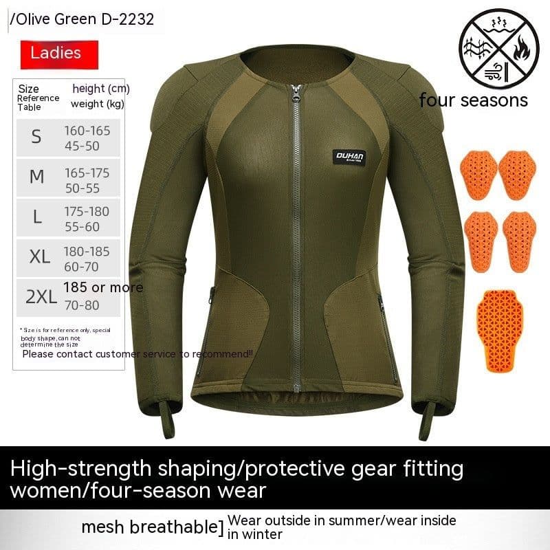 image-Tension Motorcycle Drop-resistant Protective Gear Summer Breathable Men And Women Cycling Clothing