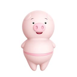 image-Tongue Licking Pig Silicone Wireless Vibrator - Adult Massage Toy