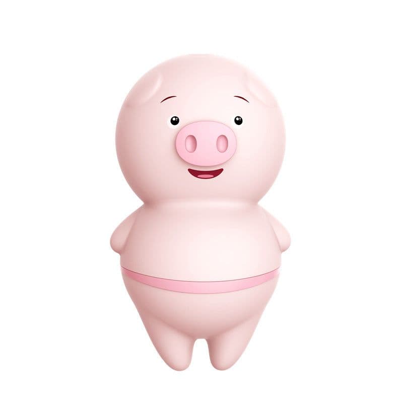 image-Tongue Licking Pig Silicone Wireless Vibrator - Adult Massage Toy