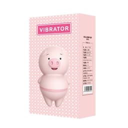 image-Tongue Licking Pig Silicone Wireless Vibrator - Adult Massage Toy