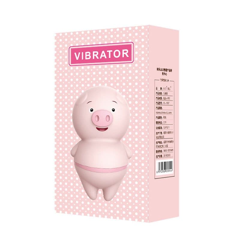 image-Tongue Licking Pig Silicone Wireless Vibrator - Adult Massage Toy