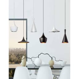 image-1LT Incan Pendant White,Silver Pebbled Interior