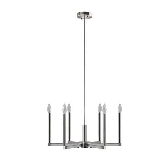 image-6-Light Contemporary Candelabra Styled Chandelier