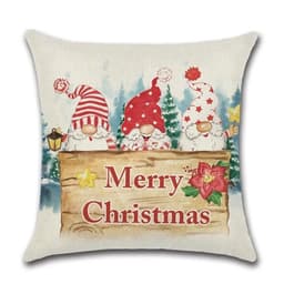 image-Cushion Cover Christmas - Merry Christmas Gnomes