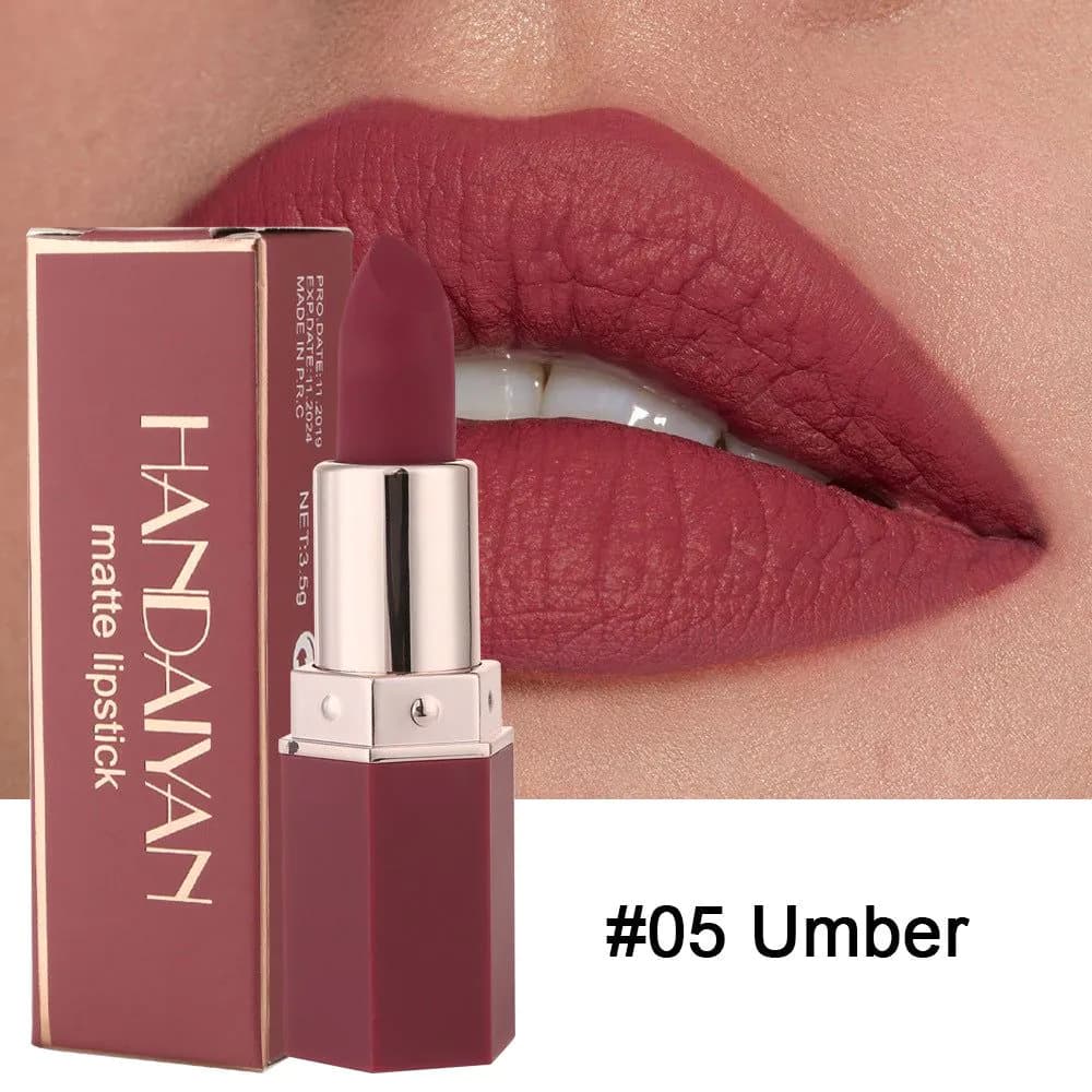 image-HANDAIYAN 6 Color Matte Lipstick Set