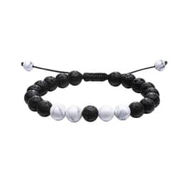 image-Tiger Eye Couple Bracelets Matte Black Agate Beads Bracelet