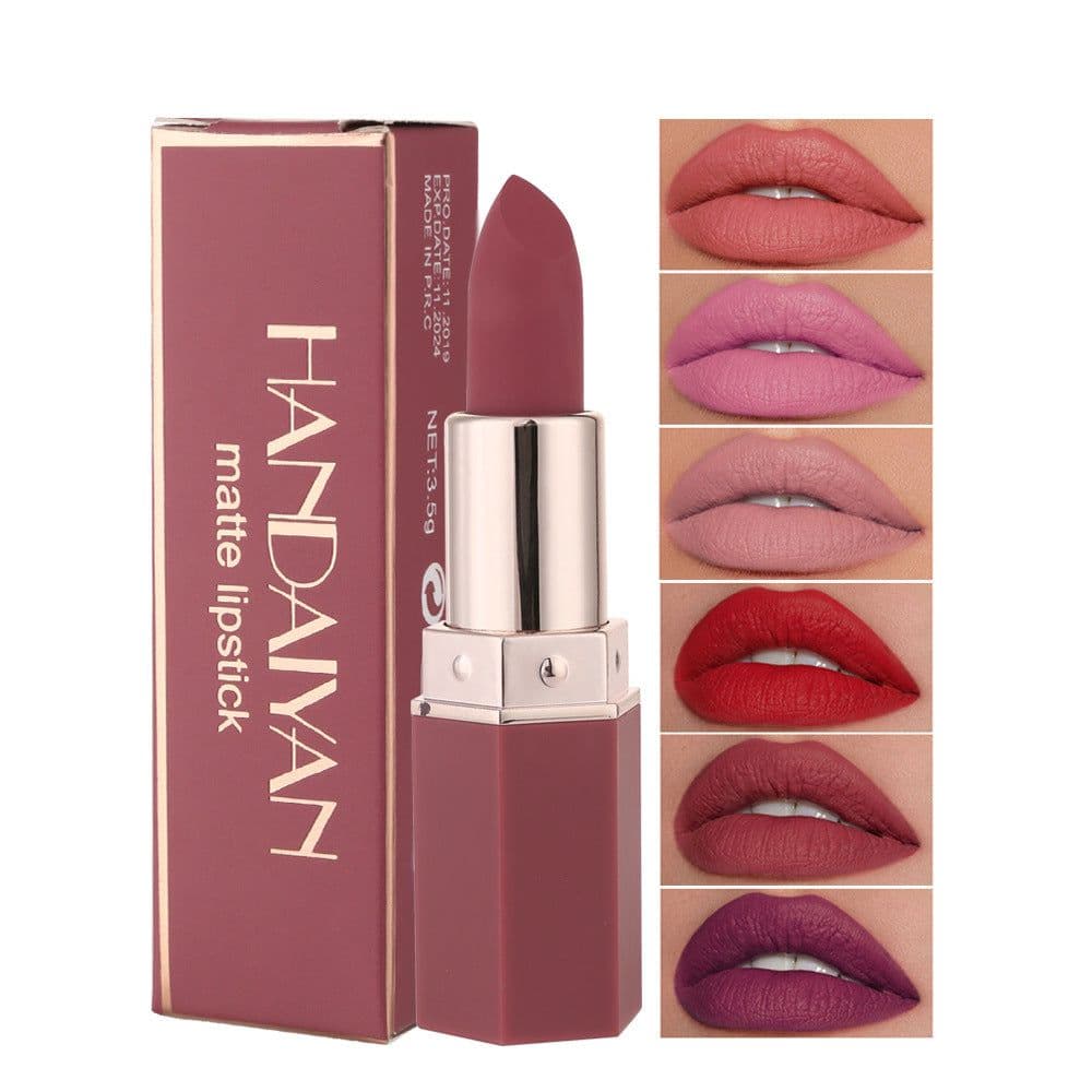 image-HANDAIYAN 6 Color Matte Lipstick Set