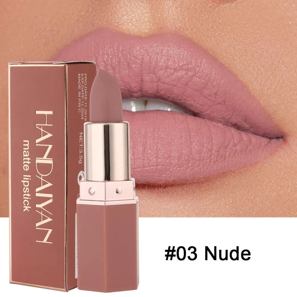 image-HANDAIYAN 6 Color Matte Lipstick Set