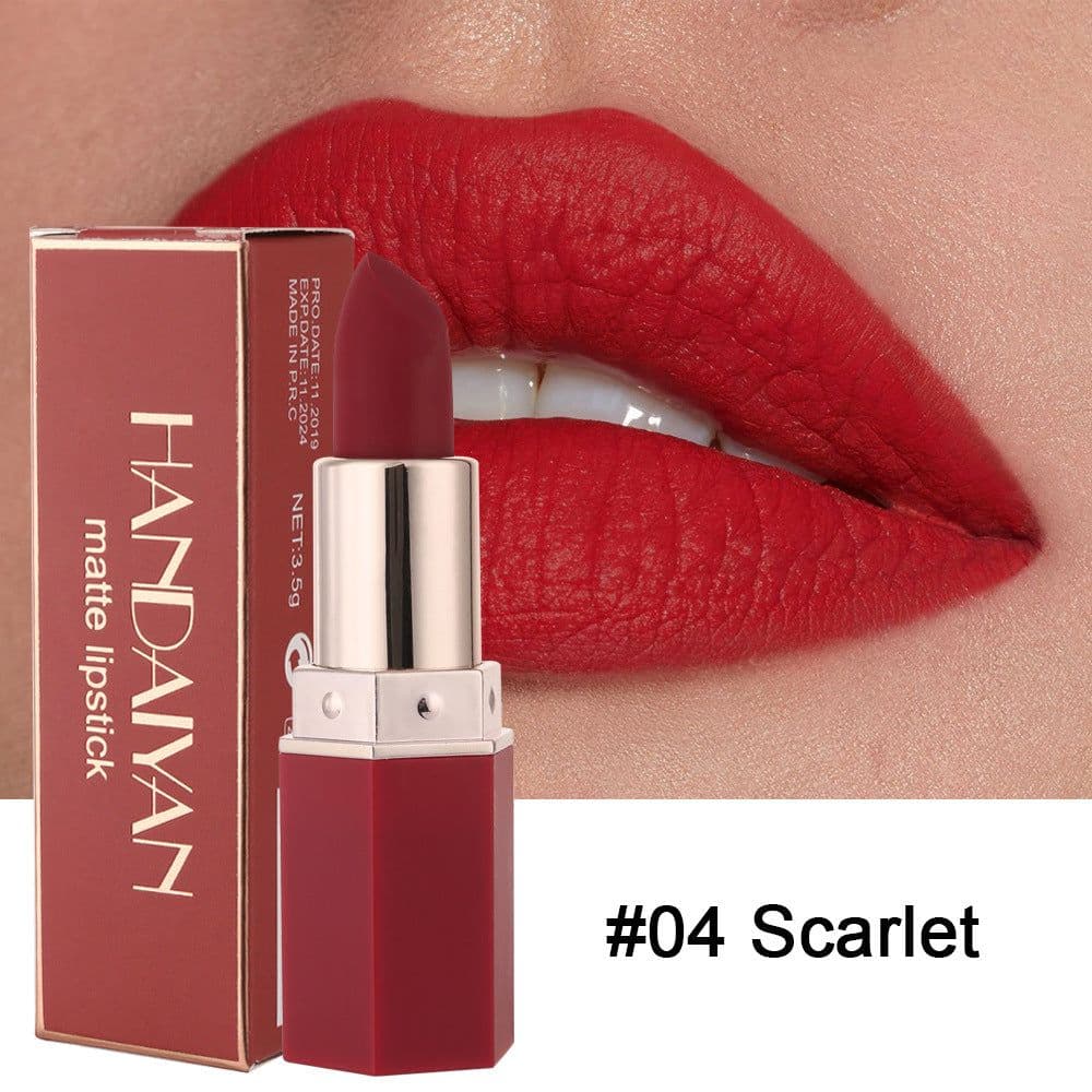image-HANDAIYAN 6 Color Matte Lipstick Set