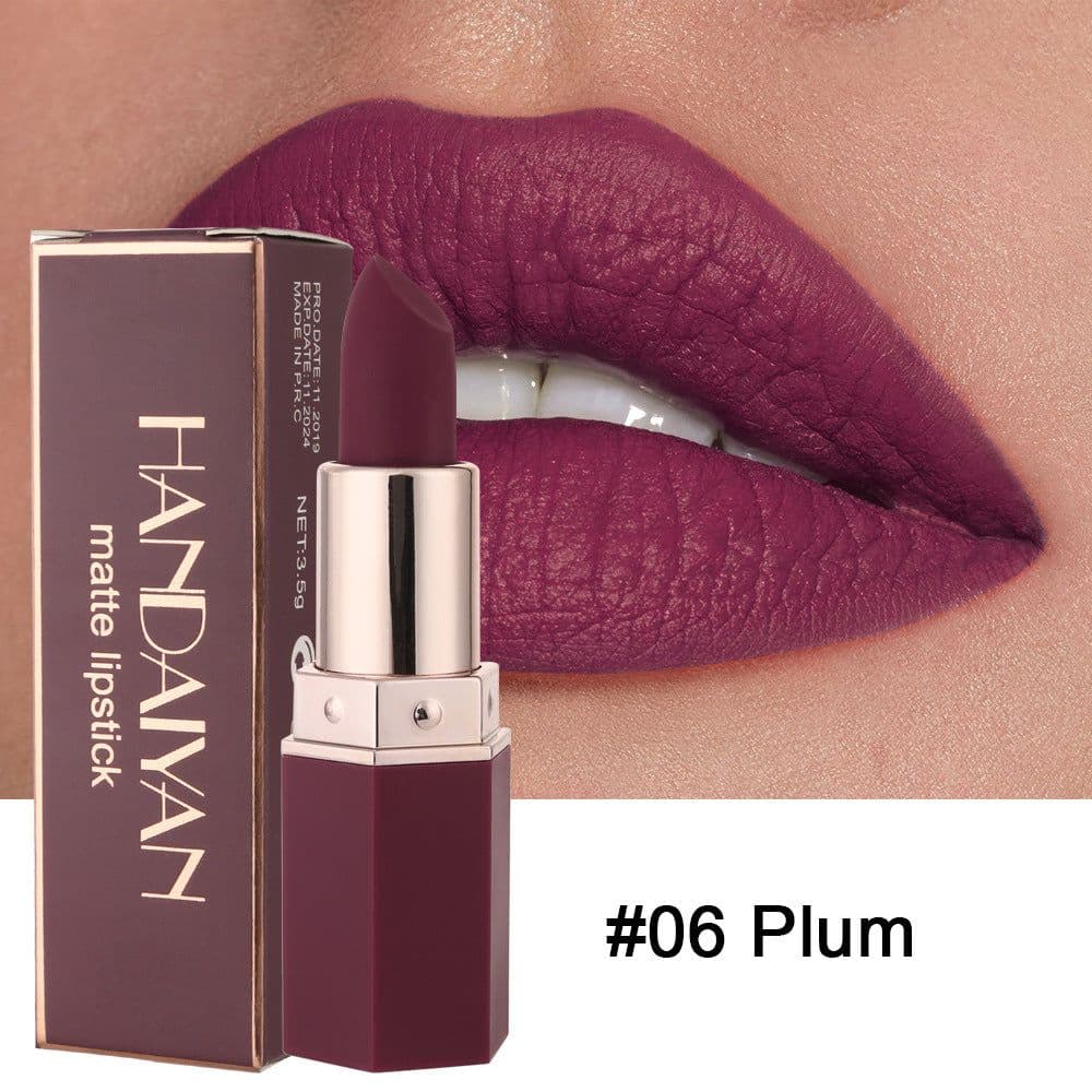 image-HANDAIYAN 6 Color Matte Lipstick Set