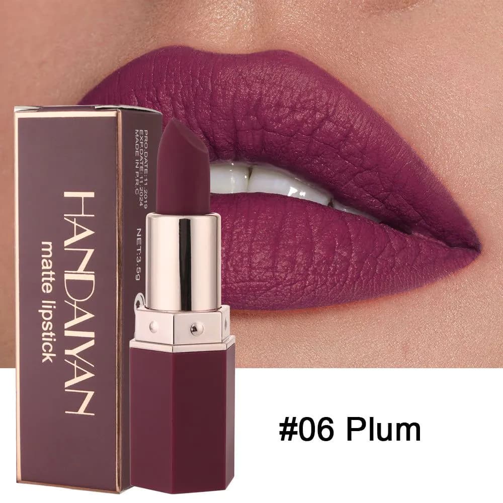 image-HANDAIYAN 6 Color Matte Lipstick Set