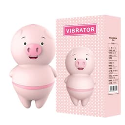 image-Tongue Licking Pig Silicone Wireless Vibrator - Adult Massage Toy