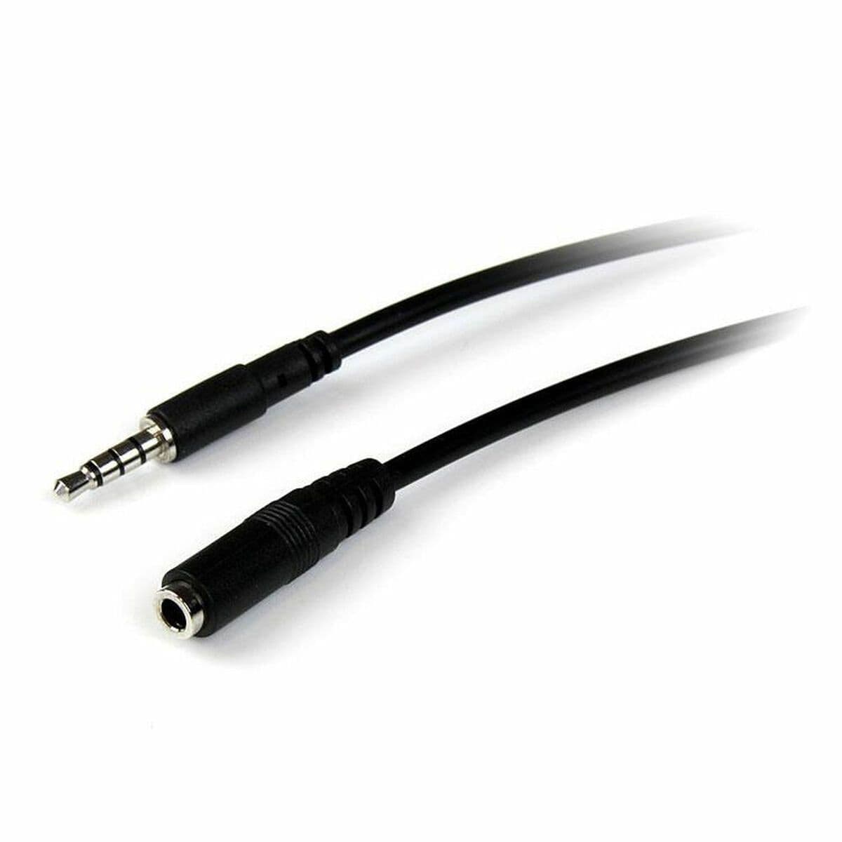image-Jack Extension Cable (3.5 mm) Startech MUHSMF1M Black 1 m