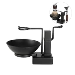 image-2 In 1 Shaving Holder Set Alloy Shaving Stand Soap Bowl