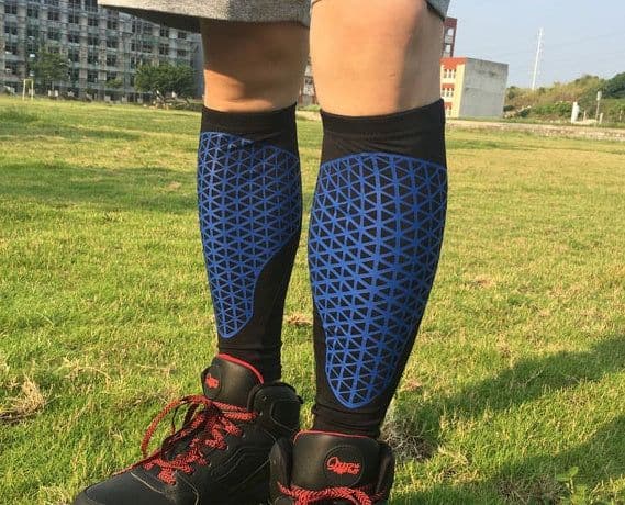 image-Basketball nursing calf men and women outdoor professional riding running football badminton sports compression knee leg cover protective gear