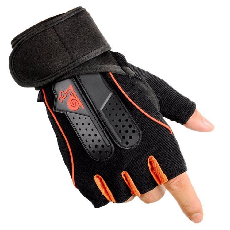 image-Fashion men's fitness gloves