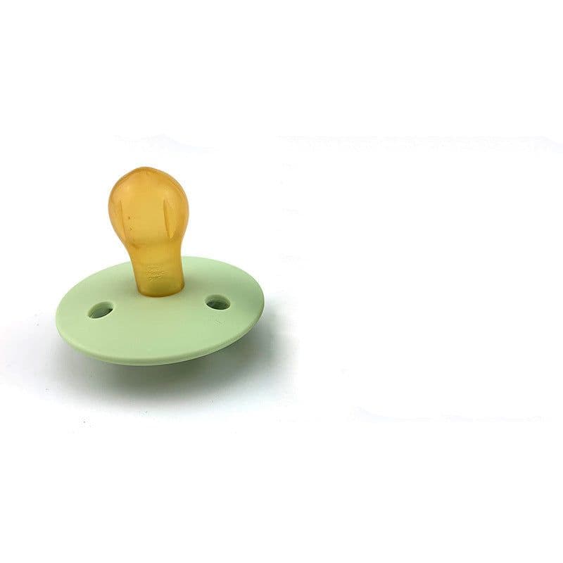 image-Natural Latex Pacifier Super Soft Newborn Baby Comforter Artifact Breast Simulate Rubber Baby Pacifier