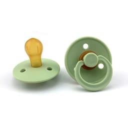 image-Natural Latex Pacifier Super Soft Newborn Baby Comforter Artifact Breast Simulate Rubber Baby Pacifier