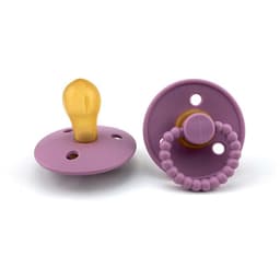 image-Natural Latex Pacifier Super Soft Newborn Baby Comforter Artifact Breast Simulate Rubber Baby Pacifier