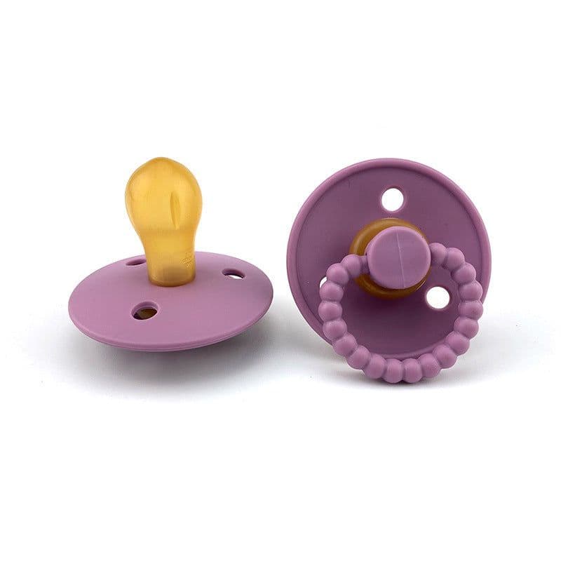 image-Natural Latex Pacifier Super Soft Newborn Baby Comforter Artifact Breast Simulate Rubber Baby Pacifier