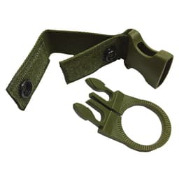 image-Outdoor army fan tactical nylon webbing water bottle hang buckle Multi-function carabiner molle system bottle buckle