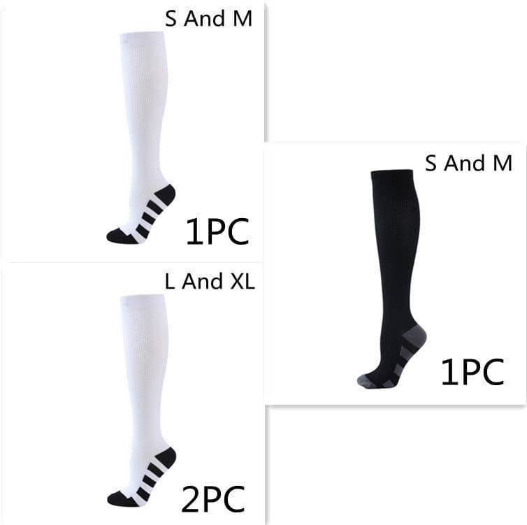 image-Athletic Socks Pressure Compression Socks Men And Women Socks For Running Compression Socks Compression Stockings