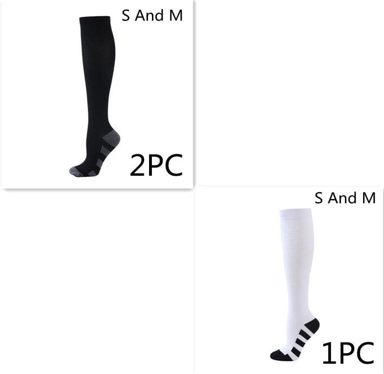 image-Athletic Socks Pressure Compression Socks Men And Women Socks For Running Compression Socks Compression Stockings