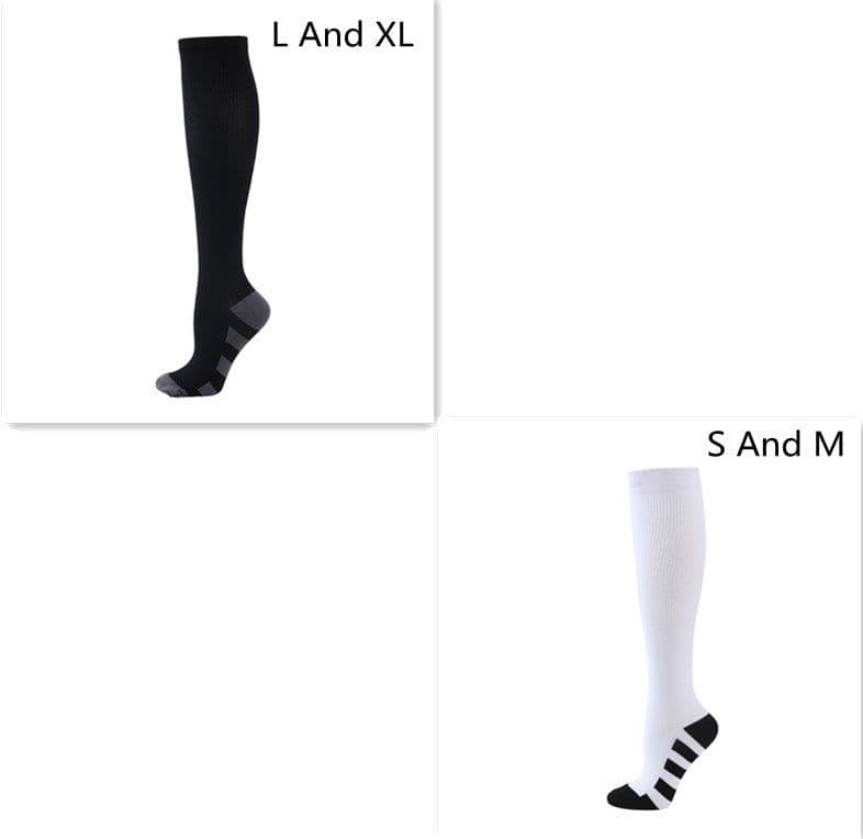 image-Athletic Socks Pressure Compression Socks Men And Women Socks For Running Compression Socks Compression Stockings