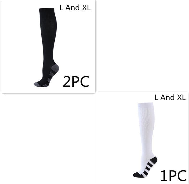 image-Athletic Socks Pressure Compression Socks Men And Women Socks For Running Compression Socks Compression Stockings