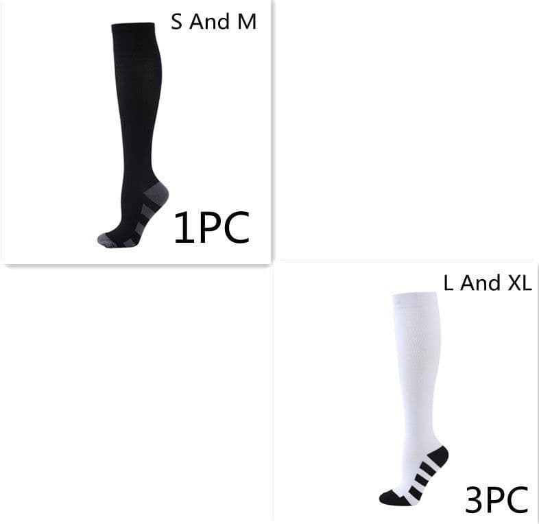 image-Athletic Socks Pressure Compression Socks Men And Women Socks For Running Compression Socks Compression Stockings
