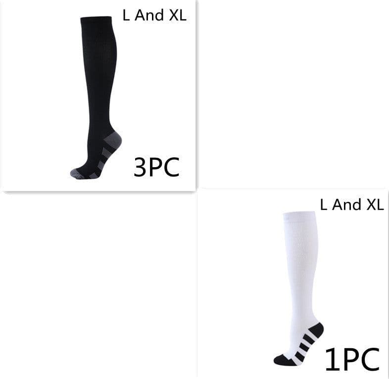 image-Athletic Socks Pressure Compression Socks Men And Women Socks For Running Compression Socks Compression Stockings