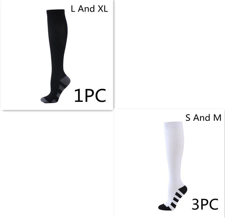 image-Athletic Socks Pressure Compression Socks Men And Women Socks For Running Compression Socks Compression Stockings