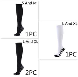 image-Athletic Socks Pressure Compression Socks Men And Women Socks For Running Compression Socks Compression Stockings