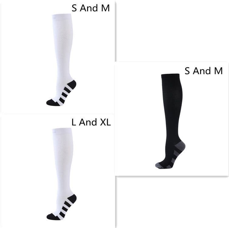 image-Athletic Socks Pressure Compression Socks Men And Women Socks For Running Compression Socks Compression Stockings