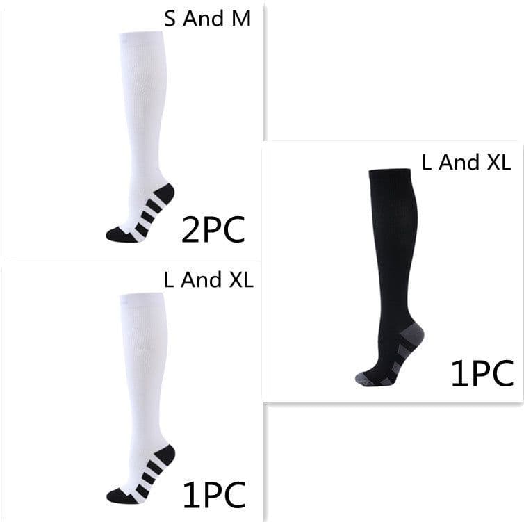 image-Athletic Socks Pressure Compression Socks Men And Women Socks For Running Compression Socks Compression Stockings