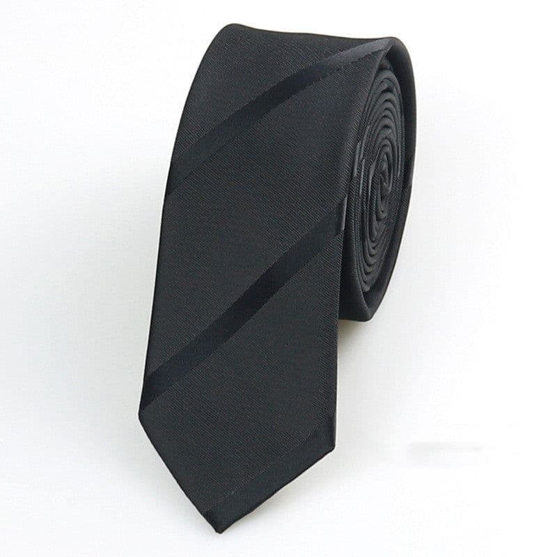 image-Formal Wear Korean Style Wedding Groom Best Man Casual Accessories Striped Dot Retro 5cm Glossy Hand Tie For Men