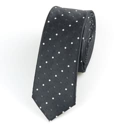 image-Formal Wear Korean Style Wedding Groom Best Man Casual Accessories Striped Dot Retro 5cm Glossy Hand Tie For Men