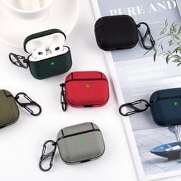 image-Waterproof Nylon Cloth Pro Bluetooth Earbuds Case Drop-resistant Protective Cover