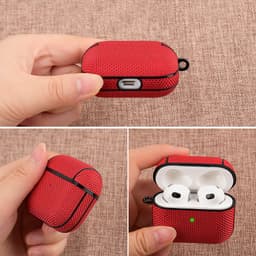 image-Waterproof Nylon Cloth Pro Bluetooth Earbuds Case Drop-resistant Protective Cover
