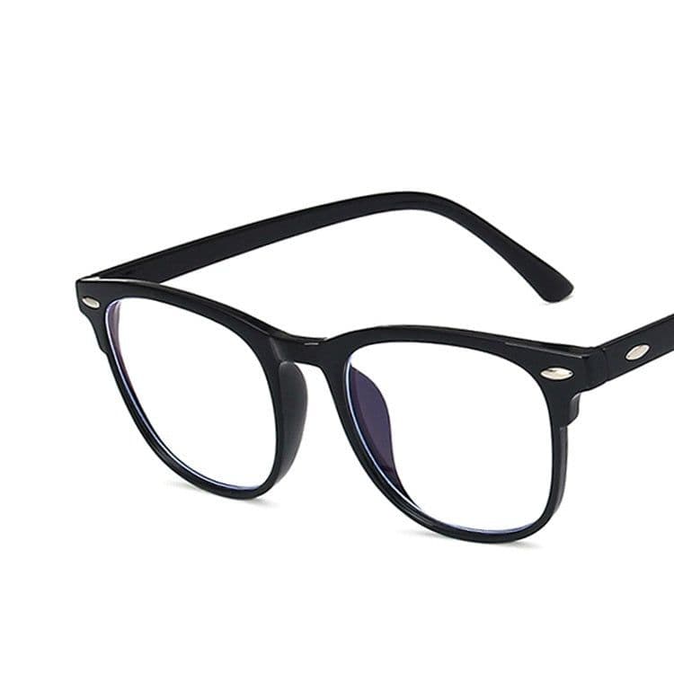 image-Retro Rivet Internet-famous Color Thin Anti-blue Light Glasses For Men And Women