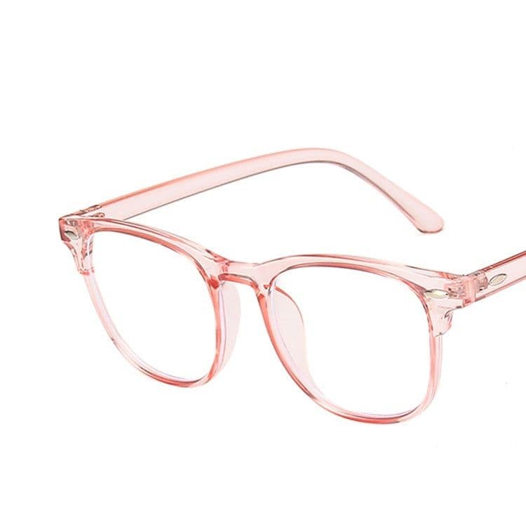 image-Retro Rivet Internet-famous Color Thin Anti-blue Light Glasses For Men And Women