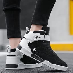 image-High-top Large Size Casual Sneakers Men's Men Autumn And Winter Men's